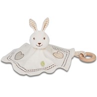 Bawełniana przytulanka, kocyk króliczek od 0m-ca (25cm) fsc & gots