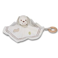 Bawełniana przytulanka, kocyk piesek od 0m-ca (25cm) fsc & gots