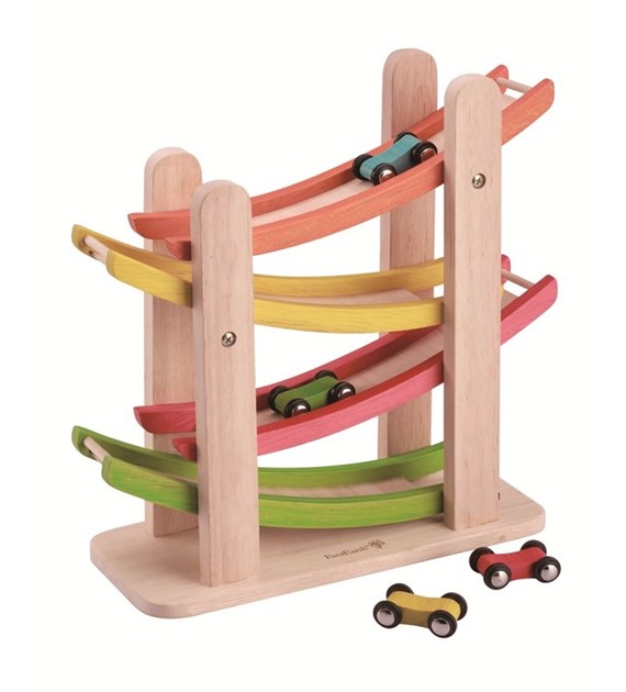 Drewniana rampa samochodowa od 18m-ca (28x10x28cm) fsc