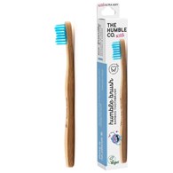 Szczoteczka do zębów dla dzieci, bambusowa ultra soft niebieska 14.5cm