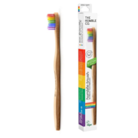 Szczoteczka do zębów dla dzieci, bambusowa ultra soft rainbow 14.5cm
