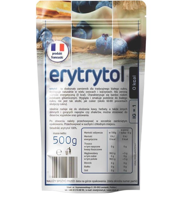 Erytrytol Francuski 500g