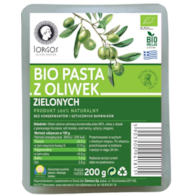 Pasta z oliwek zielonych BIO 200g