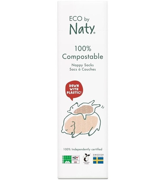 Ekologiczne worki na pieluchy , 50 szt