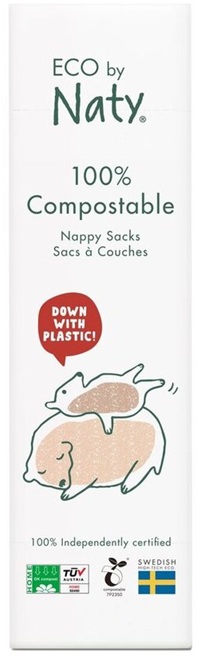 Ekologiczne worki na pieluchy , 50 szt