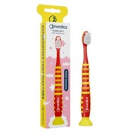 Szczoteczka do zębów dla dzieci super soft, 10500 włókien, czerwona