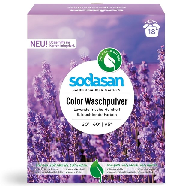 Proszek do prania tkanin kolorowych lawenda 1,01 kg