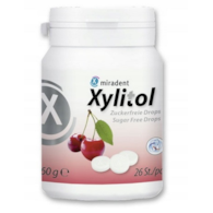 Dropsy pudrowe z ksylitolem WIŚNIA B/C 26 szt, 60g