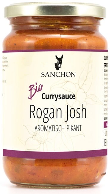 Sos curry Rogan Josh BIO 330 ml
