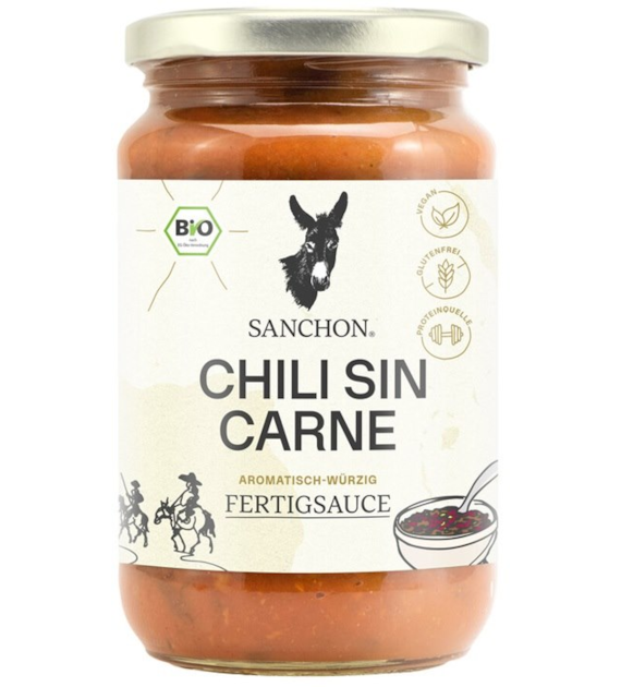 Sos chili sin carne bezglutenowy BIO 330 ml