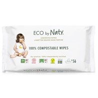 Ekologiczne bezzapachowe chusteczki nawilżane- dla skóry wrażliwej 56 szt.