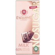 Czekolada mleczna 46% kakao bez cukru, słodzona erytrytolem KETO 100 g