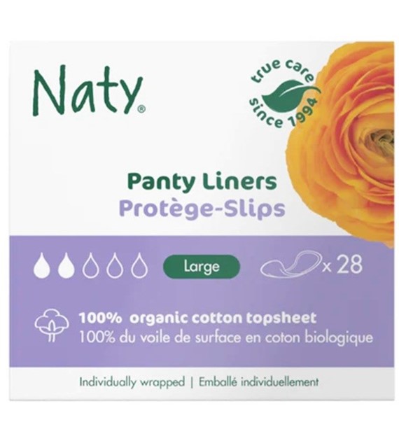 Ekologiczne wkladki higieniczne, Large, 28 szt