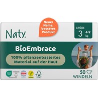 Ekologiczne pieluchy jednorazowe, rozmiar 3, 4-9 kg, 50 szt