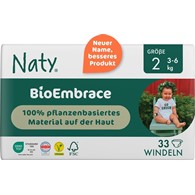 Ekologiczne pieluchy jednorazowe, rozmiar 2, 3-6 kg, 33 szt
