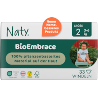 Ekologiczne pieluchy jednorazowe, rozmiar 2, 3-6 kg, 33 szt