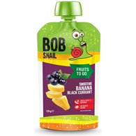 Smoothie banan-czarna- porzeczka  bez dodatku cukru 120g