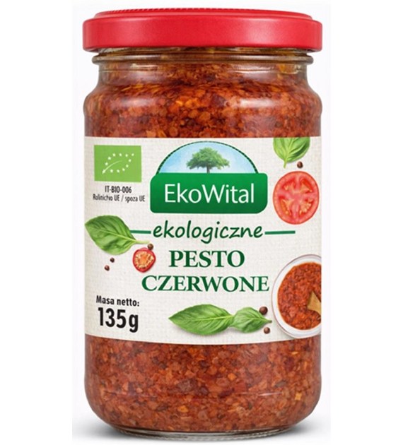 Pesto czerwone z suszonych pomidorów BIO 135 g