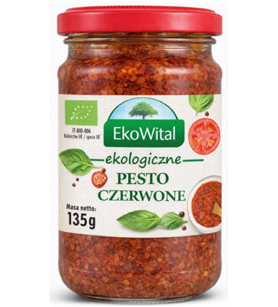 Pesto czerwone z suszonych pomidorów BIO 135 g