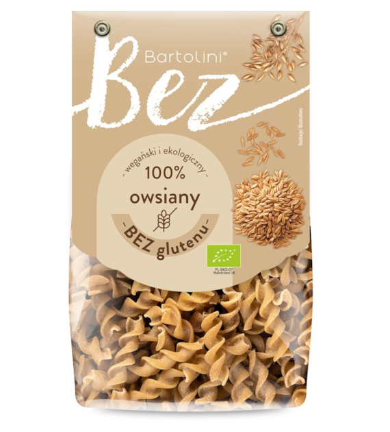 Makaron owsiany świderek bezglutenowy  BIO 250g