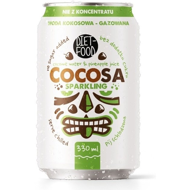 Woda kokosowa gazowana 330ml