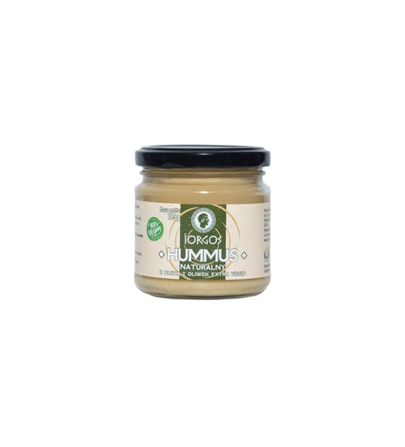 Hummus naturalny oliwą z oliwek extra virgin 185g