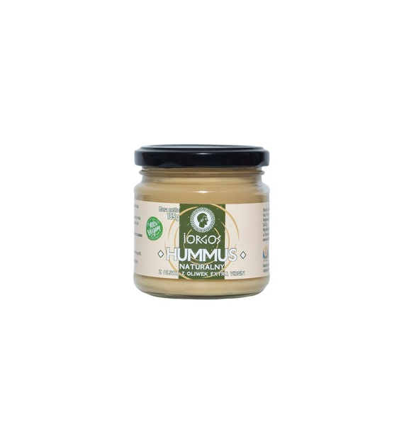 Hummus naturalny oliwą z oliwek extra virgin 185g