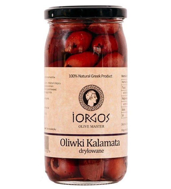 Oliwki kalamata drylowane 360/180g