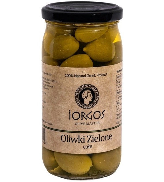 Oliwki zielone całe 360/220g