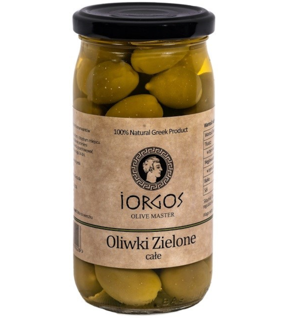 Oliwki zielone całe 360/220g