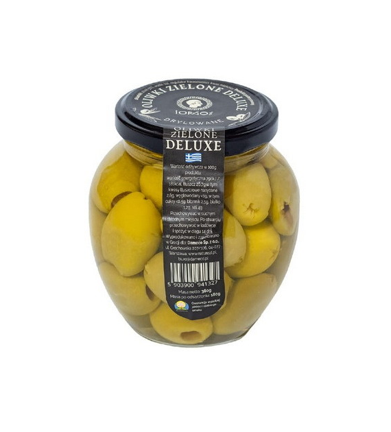 Oliwki zielone drylowane DELUXE 360/180g