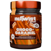 Nutwist - Krem orzechowy o smaku batonika karmelowo - czekoladowego bez dodatku cukru 250g