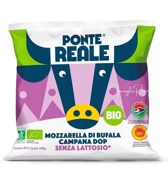 Mozzarella di bufala BEZ LAKTOZY BIO 125 g