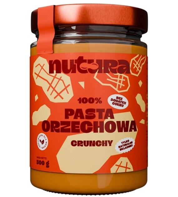 Pasta orzechowa crunchy 500 g