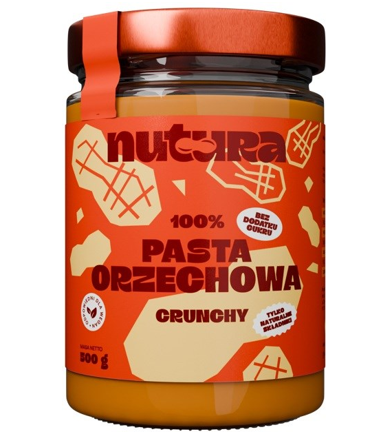 Pasta orzechowa crunchy 500 g