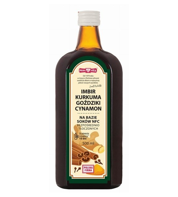 Napój NFC Imbir Kurkuma Goździki Cynamon 500 ml
