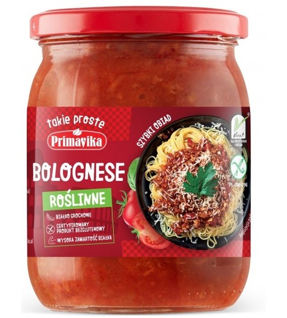 Bolognese roślinne bezglutenowe 470 g