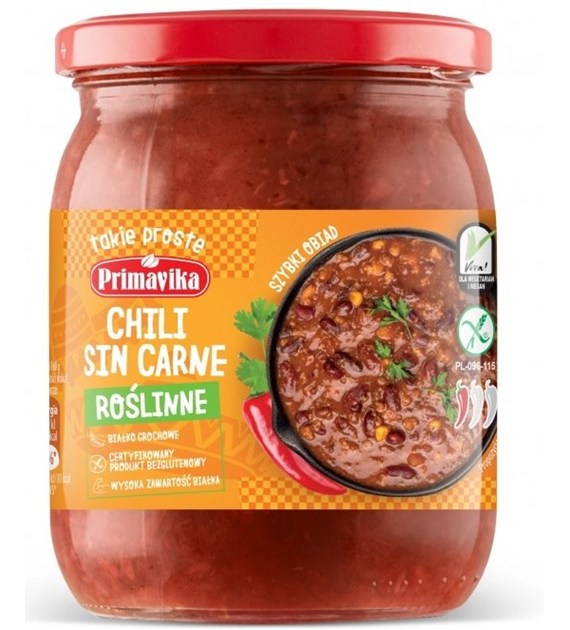 Chili sin carne bezglutenowe 470 g