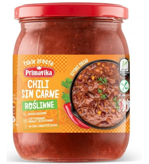Chili sin carne bezglutenowe 470 g
