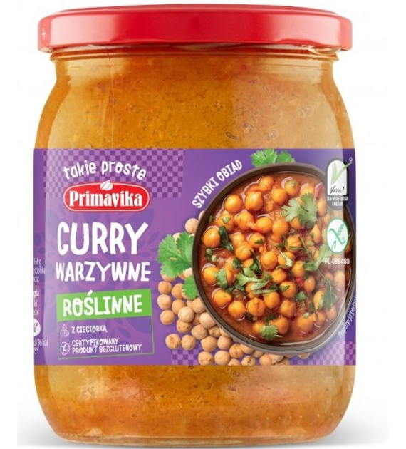 Curry warzywne bezglutenowe 470 g