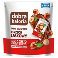 Mini batoniki orzech laskowy ( 6 szt) 108g