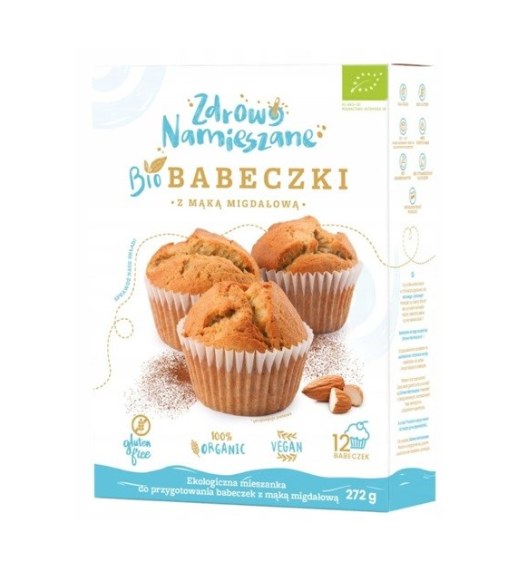 Babeczki z mąką migdałową BIO 272g