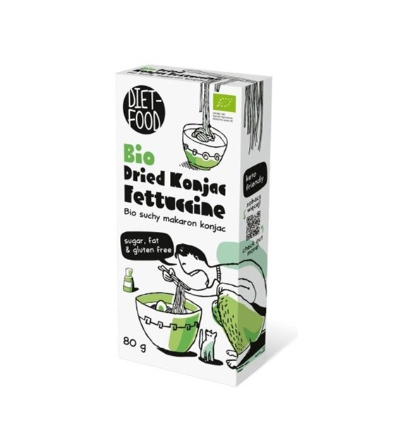 Makaron KONJAC Shirataki Fettucine suchy BIO 80 g