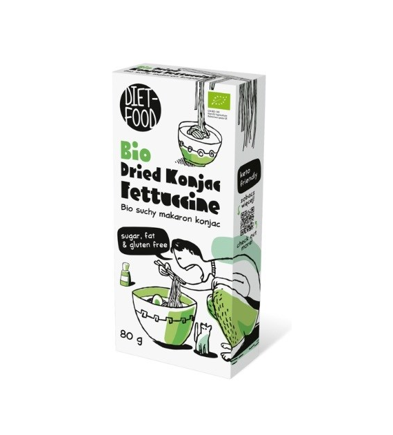 Makaron KONJAC Shirataki Fettucine suchy BIO 80 g