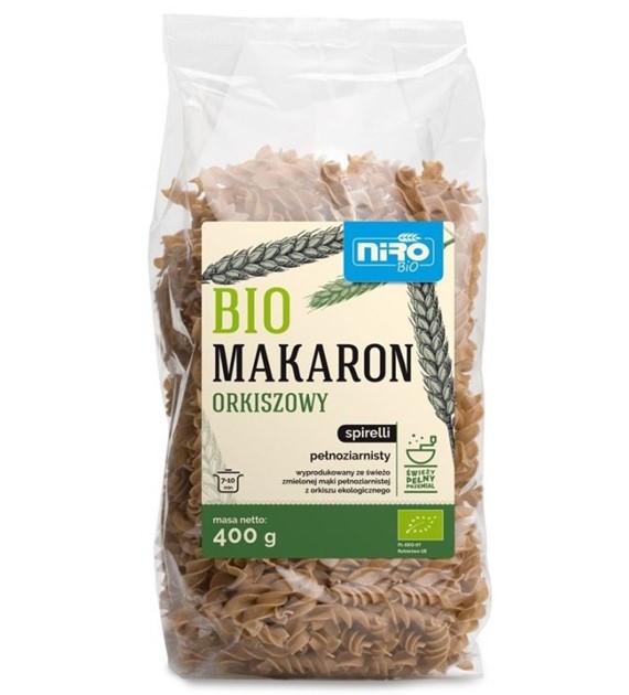 Makaron orkiszowy spirelli 400 g BIO