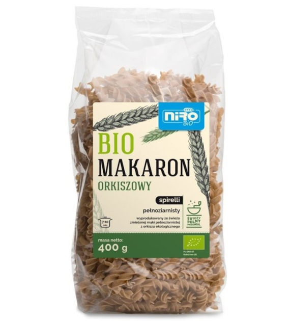 Makaron orkiszowy spirelli 400 g BIO