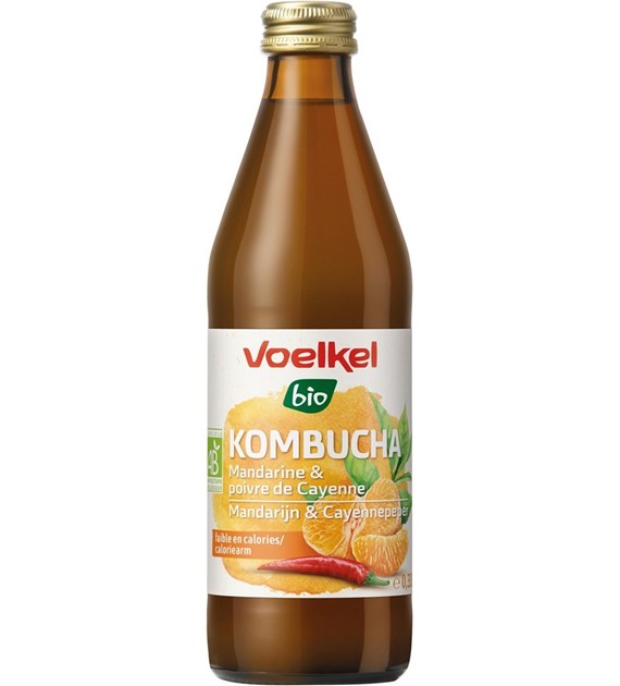 Kombucha mandarynka-cayenne BIO 330 ml
