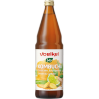 Kombucha limonka-imbir BIO 750 ml