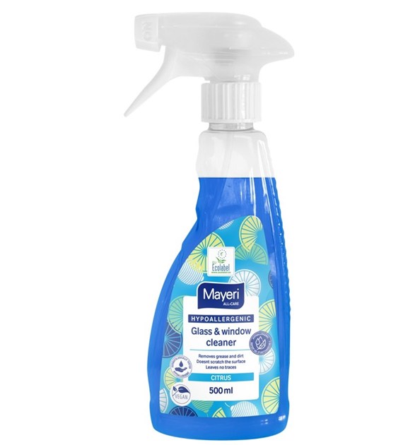 Płyn do mycia szyb hipoalergiczny, cytrusowy 500 ml