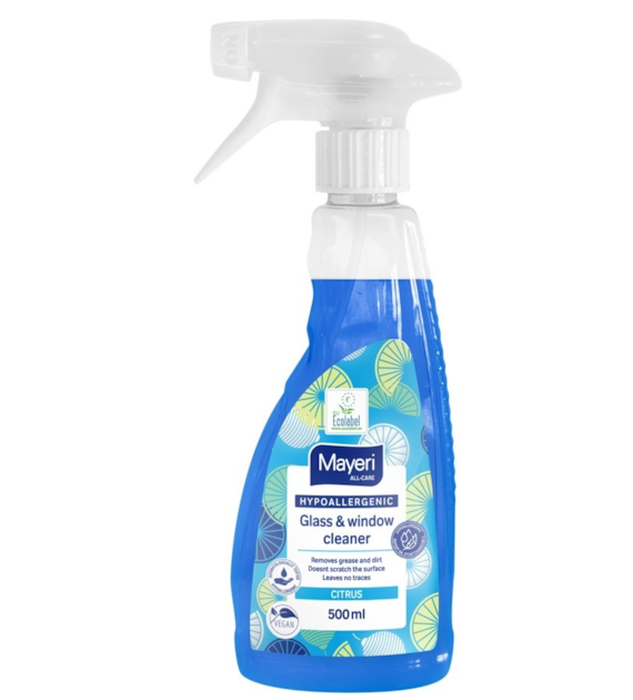 Płyn do mycia szyb hipoalergiczny, cytrusowy 500 ml